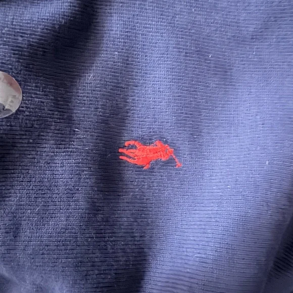 Ralph Lauren Men's Zip-Up Sweater in Navy - Picture 2 of 4